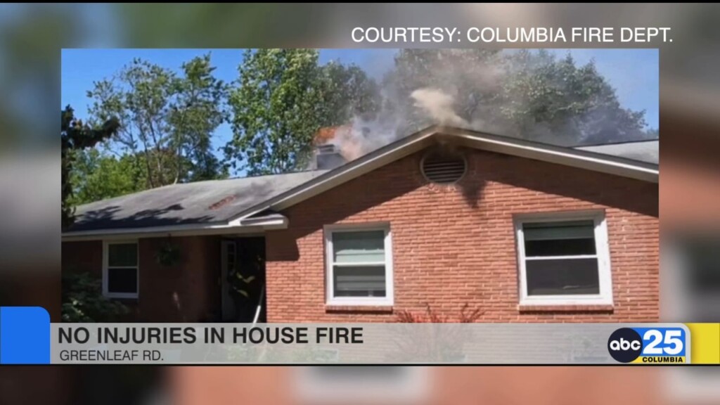 No Injuries In House Fire On Greenleaf Rd.