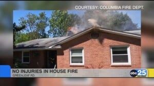 No Injuries In House Fire On Greenleaf Rd.