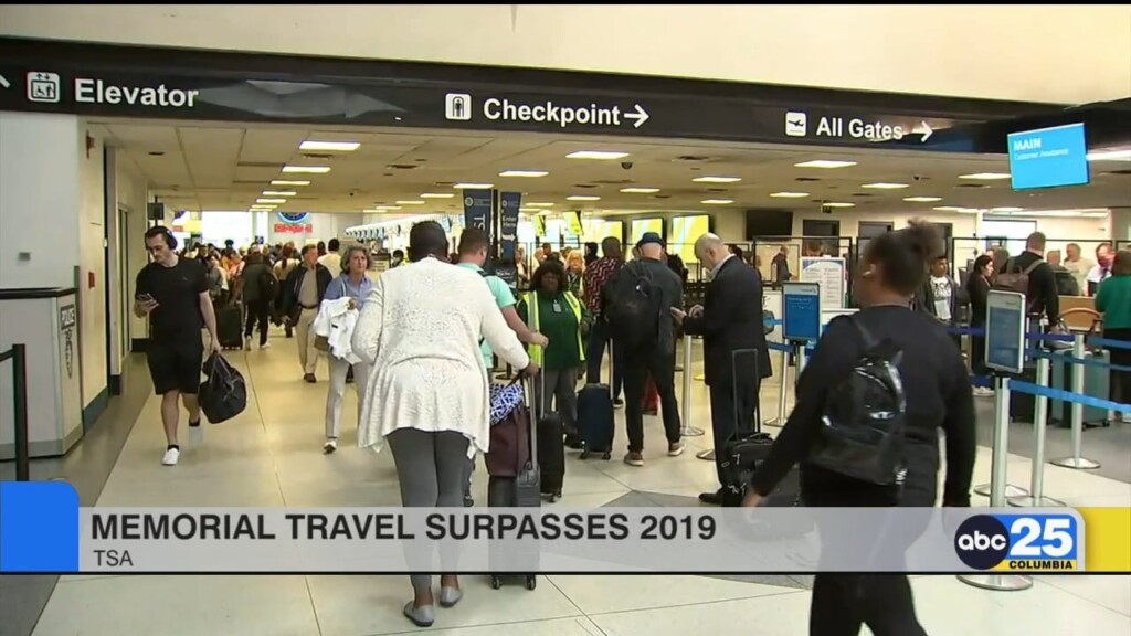 Tsa: Memorial Travel Surpasses 2019 Numbers
