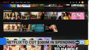 Netflix To Cut $300 Million In Spending