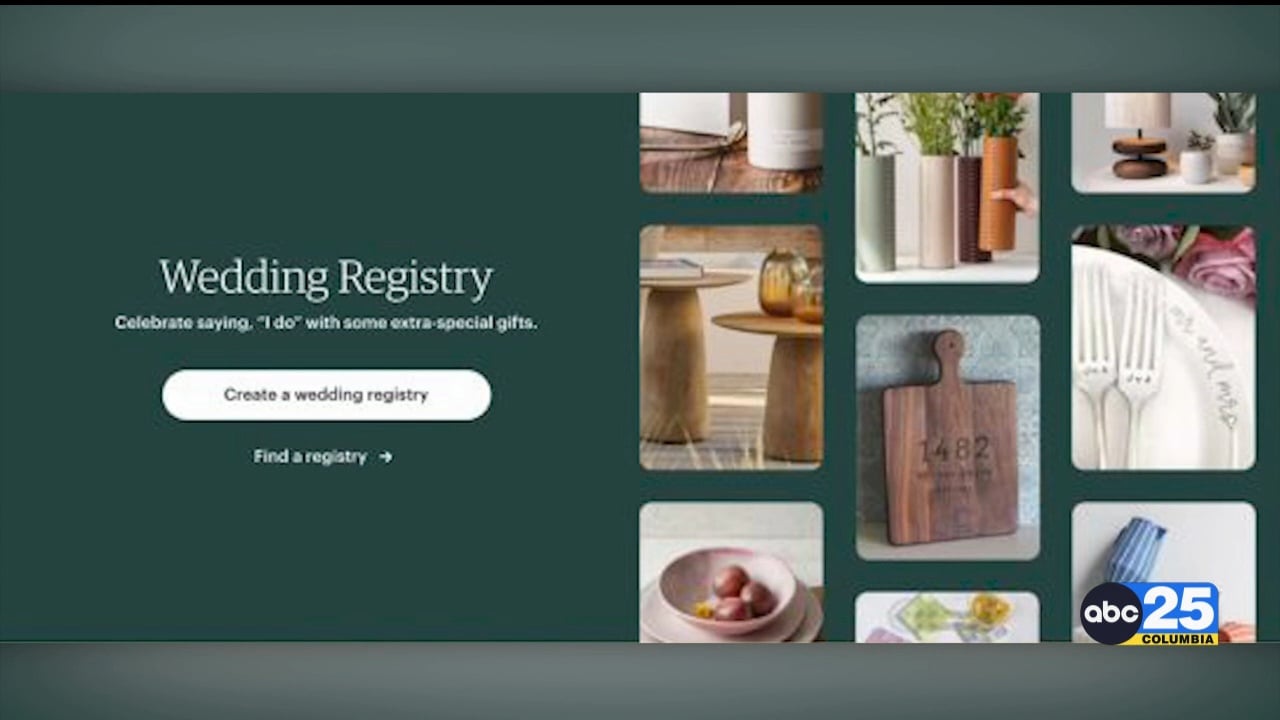 Etsy adds wedding registry ABC Columbia