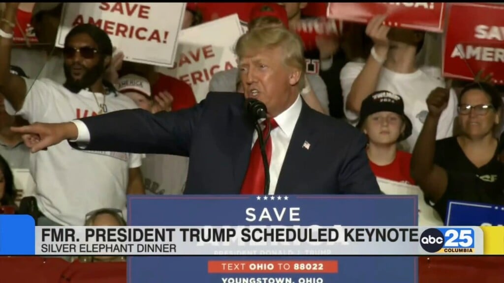 Former President Trump Scheduled Keynote Speaker