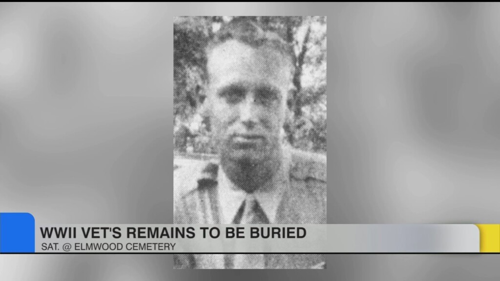 Wwii Veteran’s Remains To Be Buried At Elmwood Cemetery