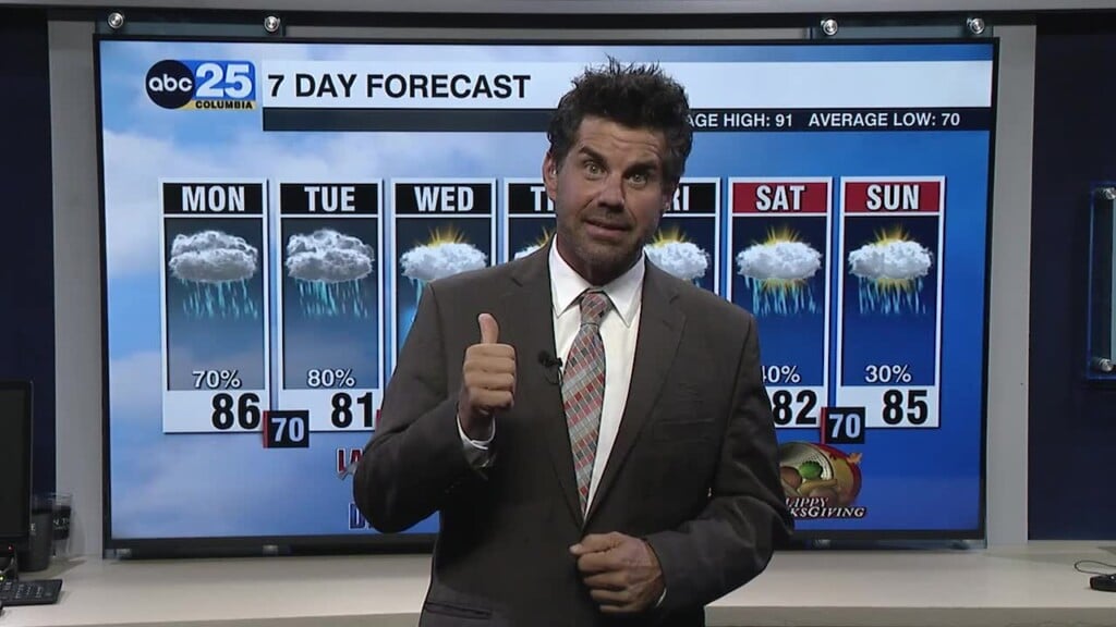 Tyler Ryan Monday Weather