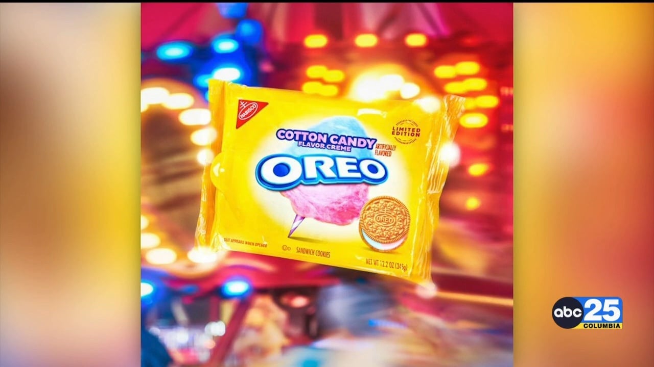 Cotton candy Oreos available now ABC Columbia