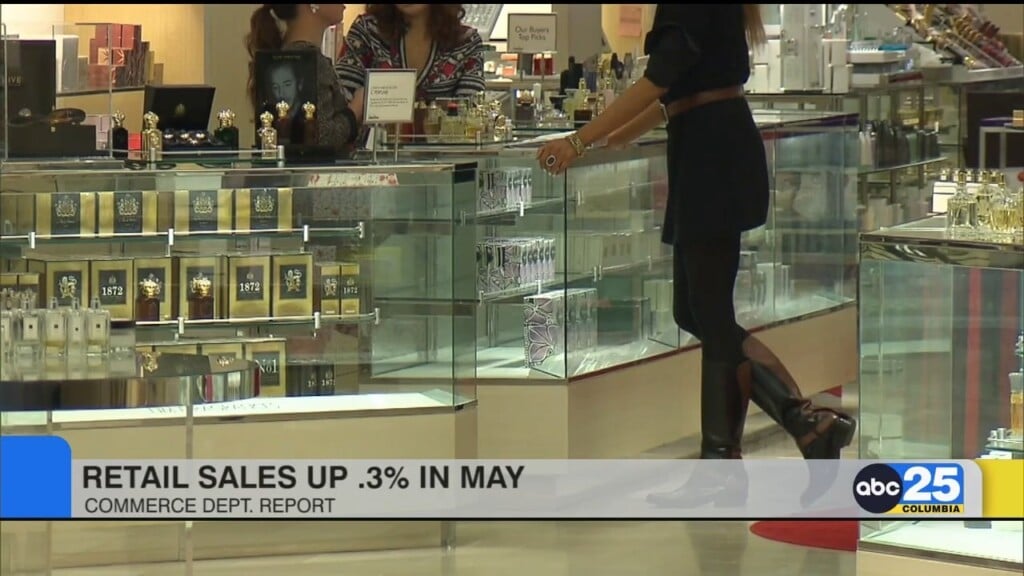 Retail Sales Up .3% In May Commerce Department Report