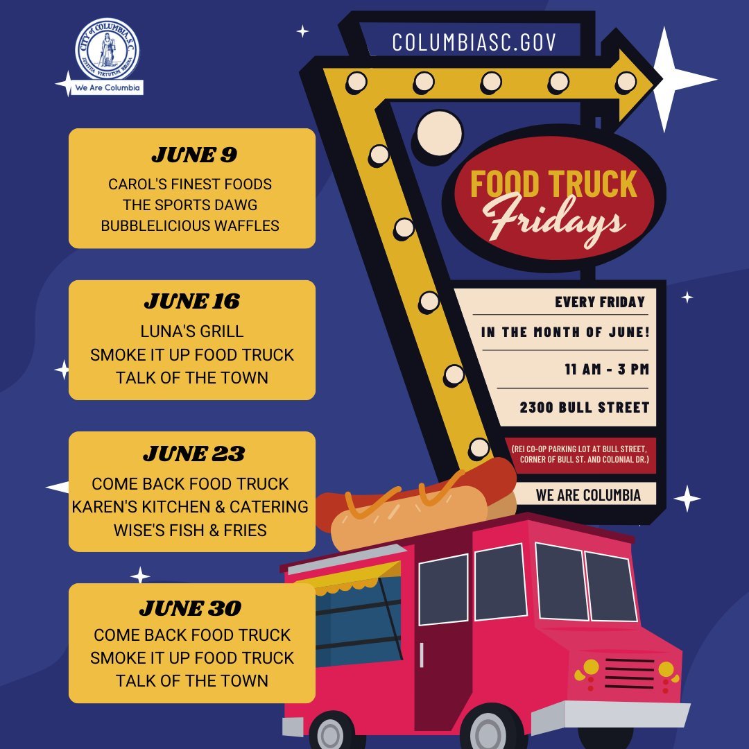 Jump into June with City's Food Truck Fridays ABC Columbia