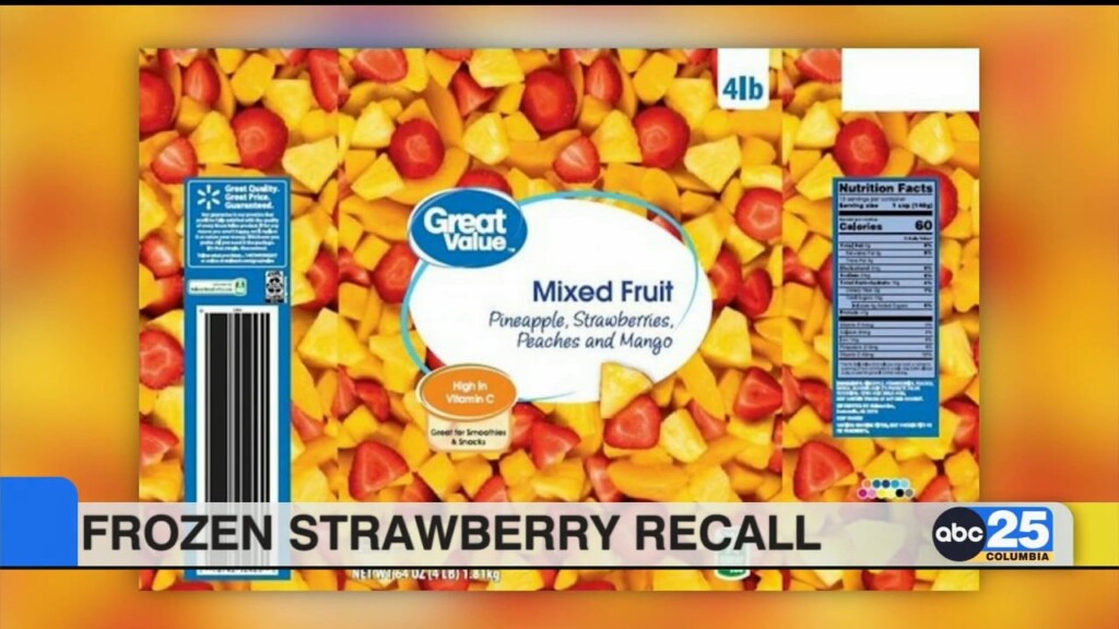 Frozen Fruit Recall