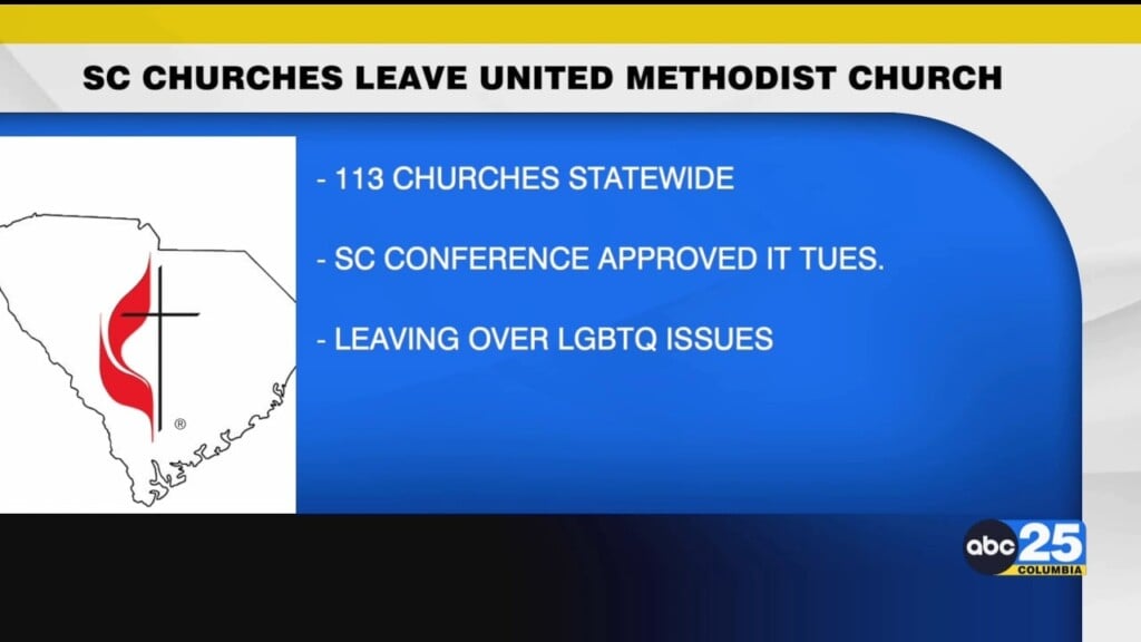 Sc Churches Separating From United Methodist Church Over Lgbtq Issues