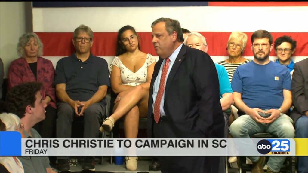 Nj Governor Chris Christie To Hold Campaign Event In Columbia