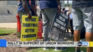 Rally In Support Of Union Workers