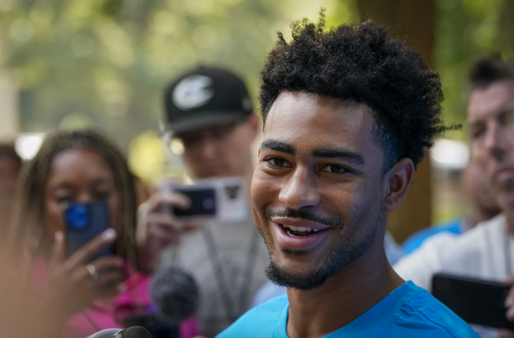 Bryce Young training camp