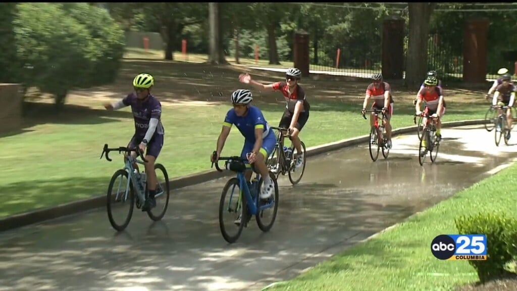 Cyclists Stop At Newberry College As They Continue "ride To End Alz" Journey