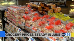Grocery Prices Steady In June