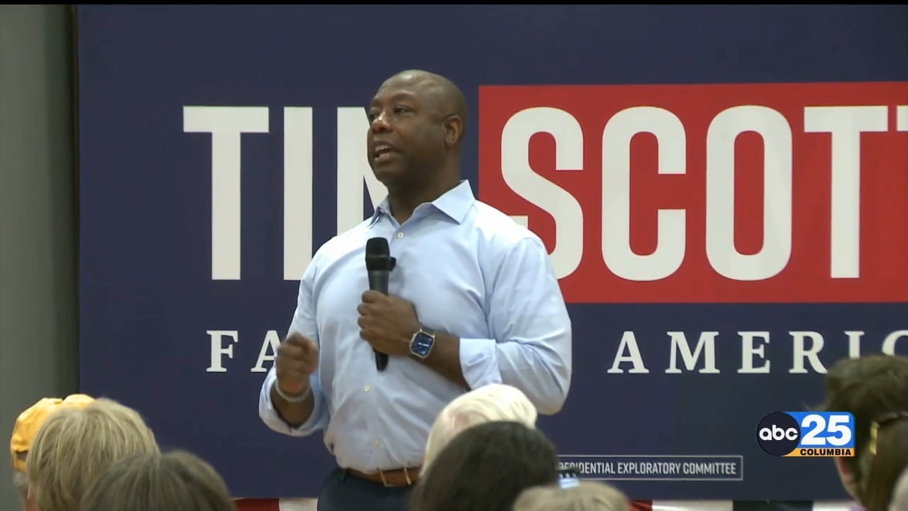 Senator Tim Scott formally files for South Carolina 2024 Presidential ...