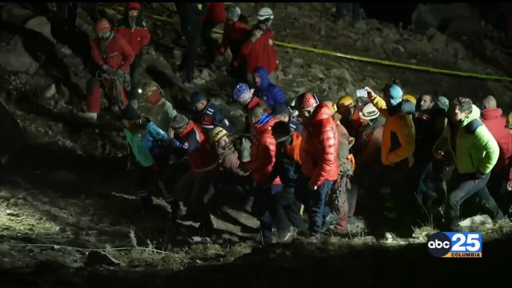 Cave Man Rescued