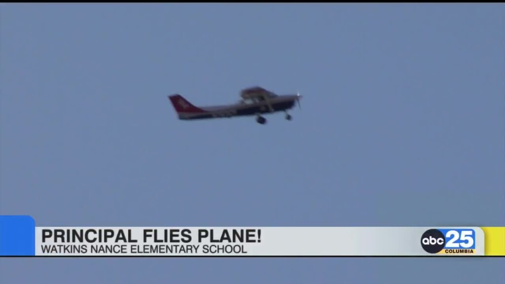 Richland School District One Principal Flies Plane Over Elementary School