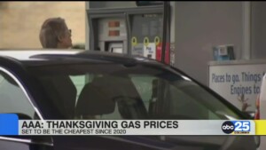 Aaa: Thanksgiving Gas Prices