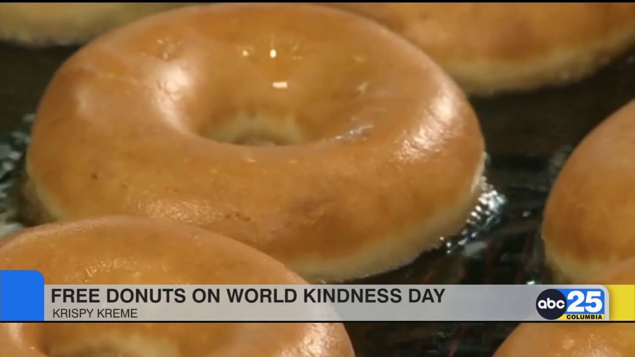 Krispy Kreme offering free donuts for World Kindness Day ABC Columbia