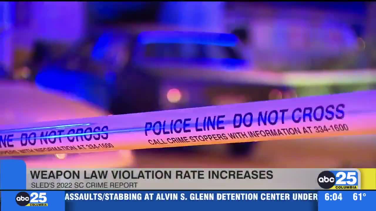 SLED releases 2022 crime in South Carolina report ABC Columbia