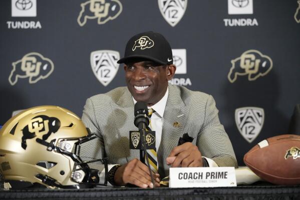 Deion Sanders Presser