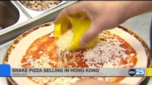 Pizza Hut Selling Snake Pizza In Hong Kong