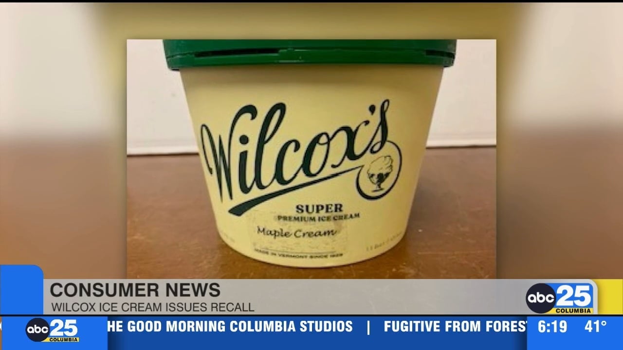 Wilcox Ice Cream issues recall over listeria concerns ABC Columbia