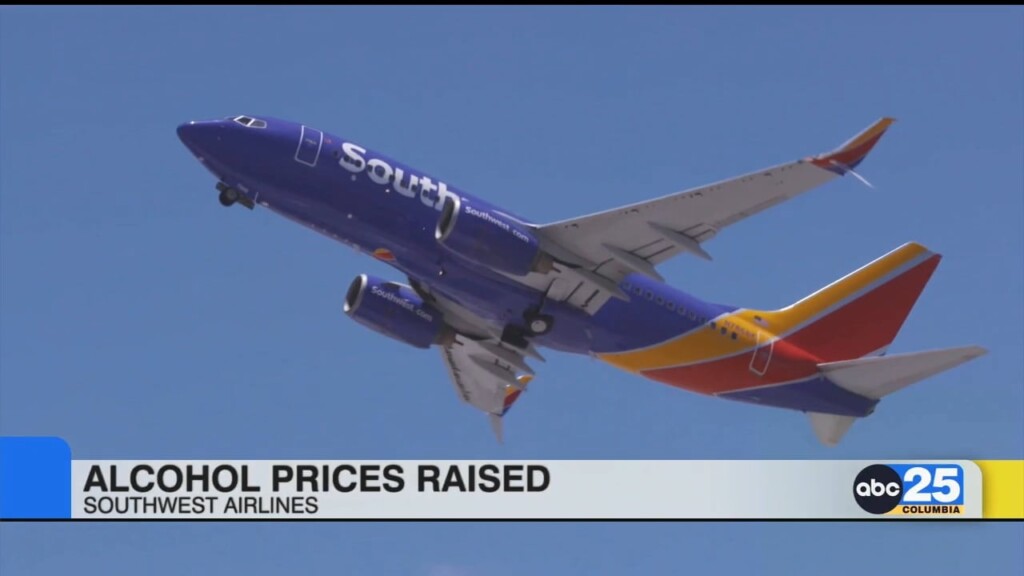 Southwest Airlines Raises Prices On Alcohol