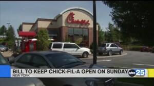 New York Bill To Keep Chick Fil A Open On Sunday