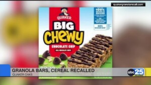 Quaker Oats Recall Granola Bars
