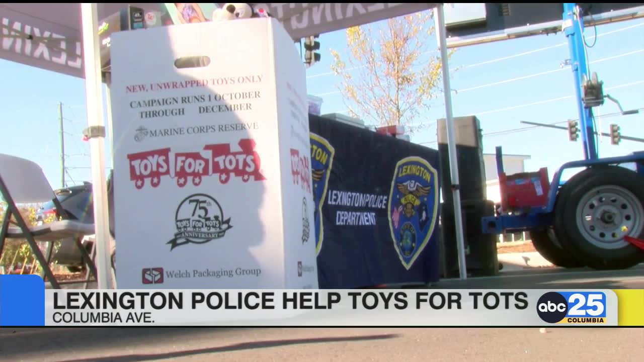 Lexington Police still accepting donations for Toys for Tots campaign