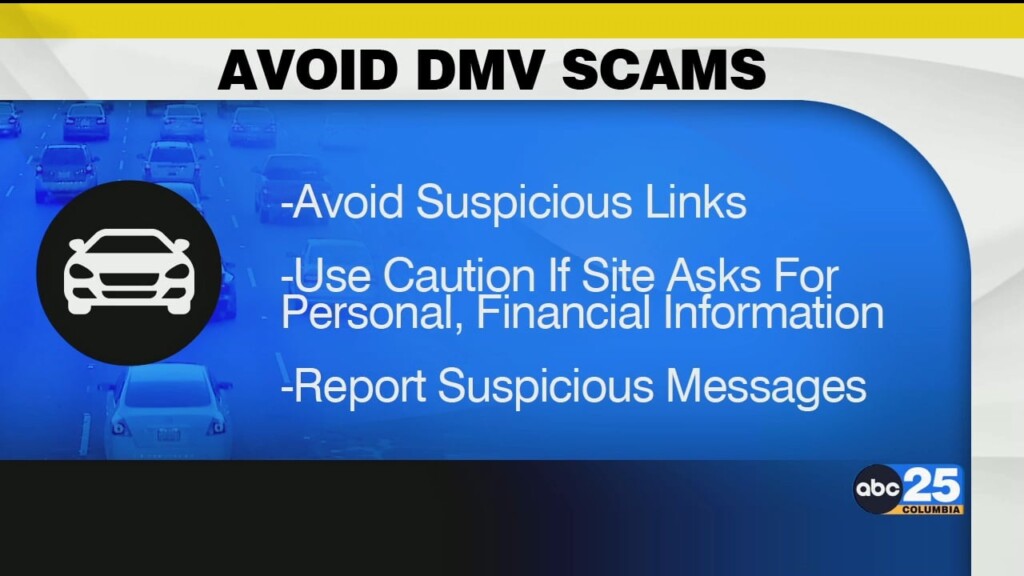 Scdmv Warns Residents Of Scams