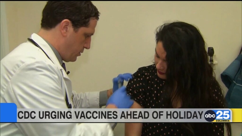 Cdc Urging Vaccines Ahead Of Holiday