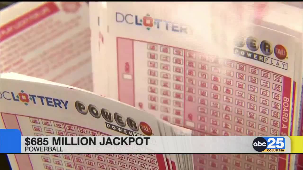 Powerball jackpot reaches 685 million ABC Columbia