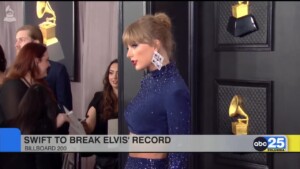 Taylor Swift To Break Elvis' Record