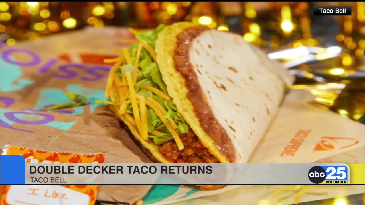 Taco Bell S Double Decker Tacos Make Festive Return Abc Columbia