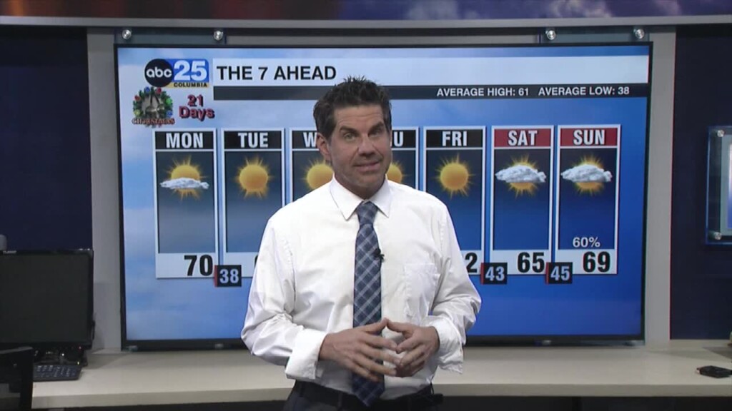 Tyler Ryan's Monday Forecast
