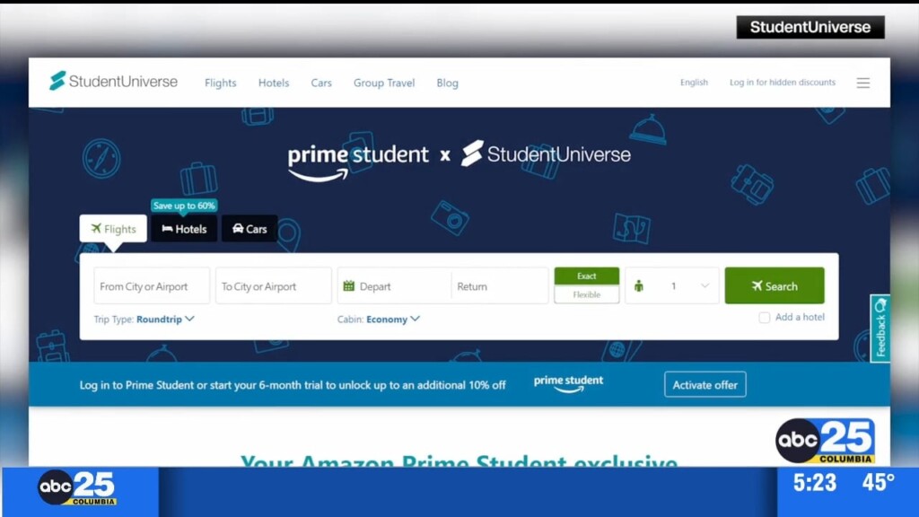 Amazon Offering 25 Dollar Holiday Flights To College Students