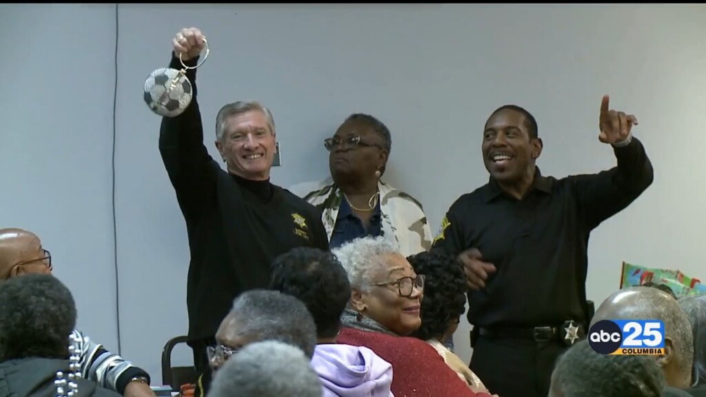 Sheriff Leon Lott And Abc Columbia's Curtis Wilson Host Christmas Party For Seniors