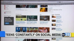 Teens 'constantly' On Social Media