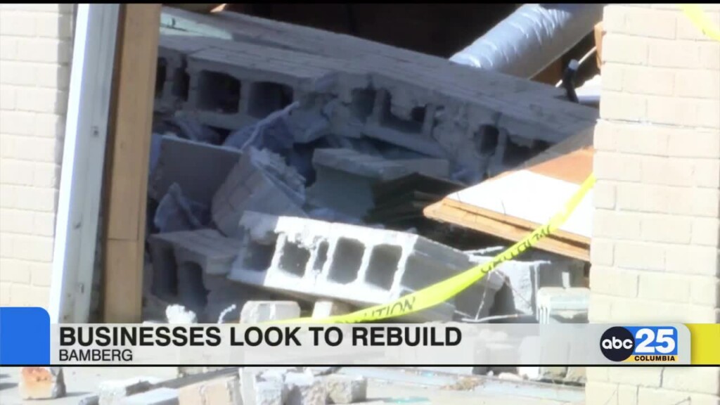 Bamberg Businesses Look To Rebuild