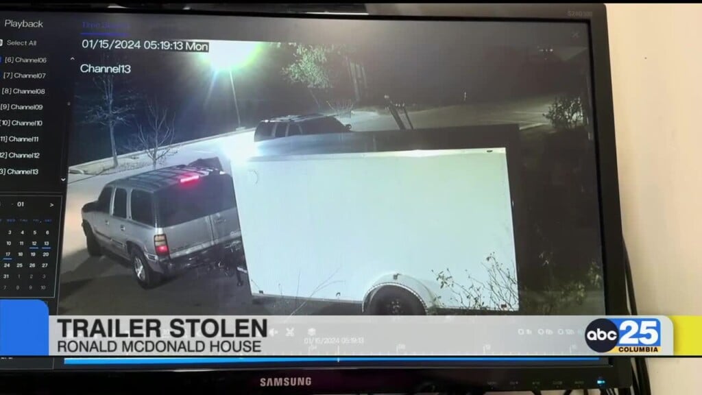 Trailer Stolen At Ronald Mcdonald House