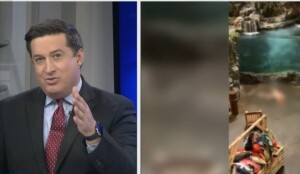 Naked Man In Aquarium