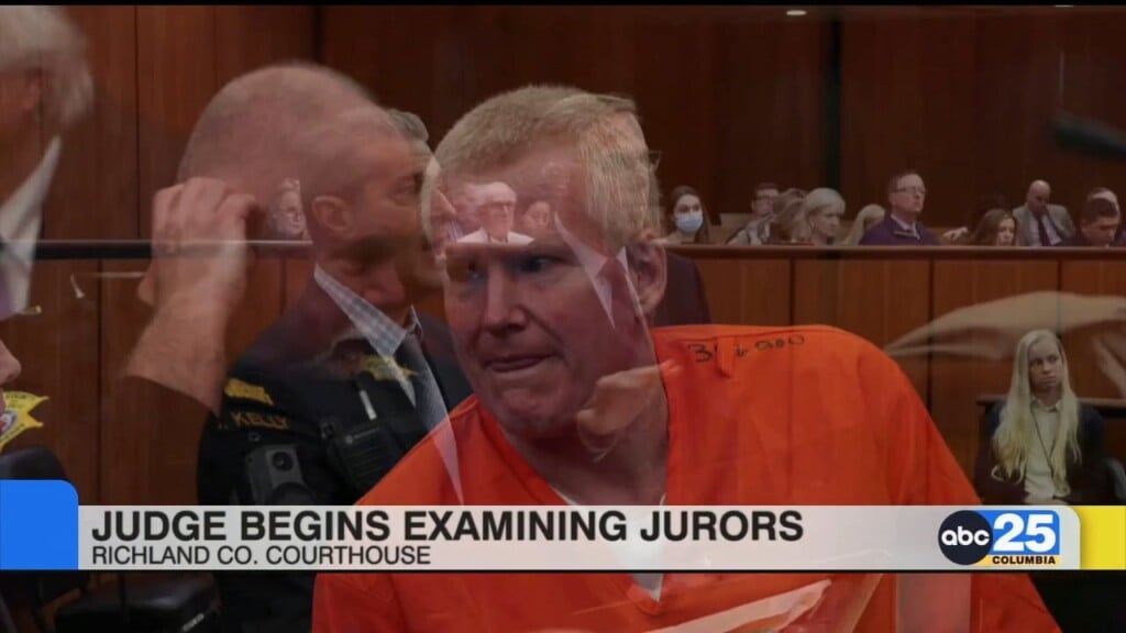 Judge Begins To Examine Jurors In Murdaugh Case