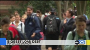 Biggest Student Loan Debt For College Dropouts