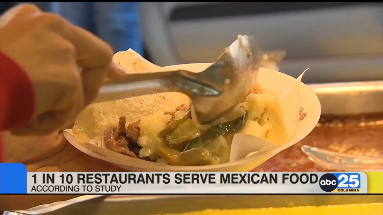 Study: 1 IN 10 U.S. restaurants serve Mexican cuisine - ABC Columbia