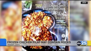 Frozen Chicken Pilaf May Contain Rocks