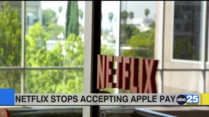 Netflix Stops Accepting Apple Pay
