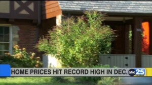 Home Prices Hit Record High In December