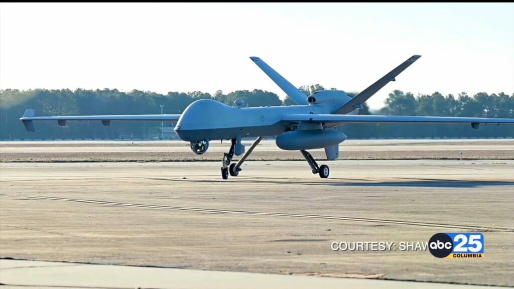 Mq 9 Reaper Drone Lands At Shaw Air Force Base, In Person Interaction Is A First For Its Operators